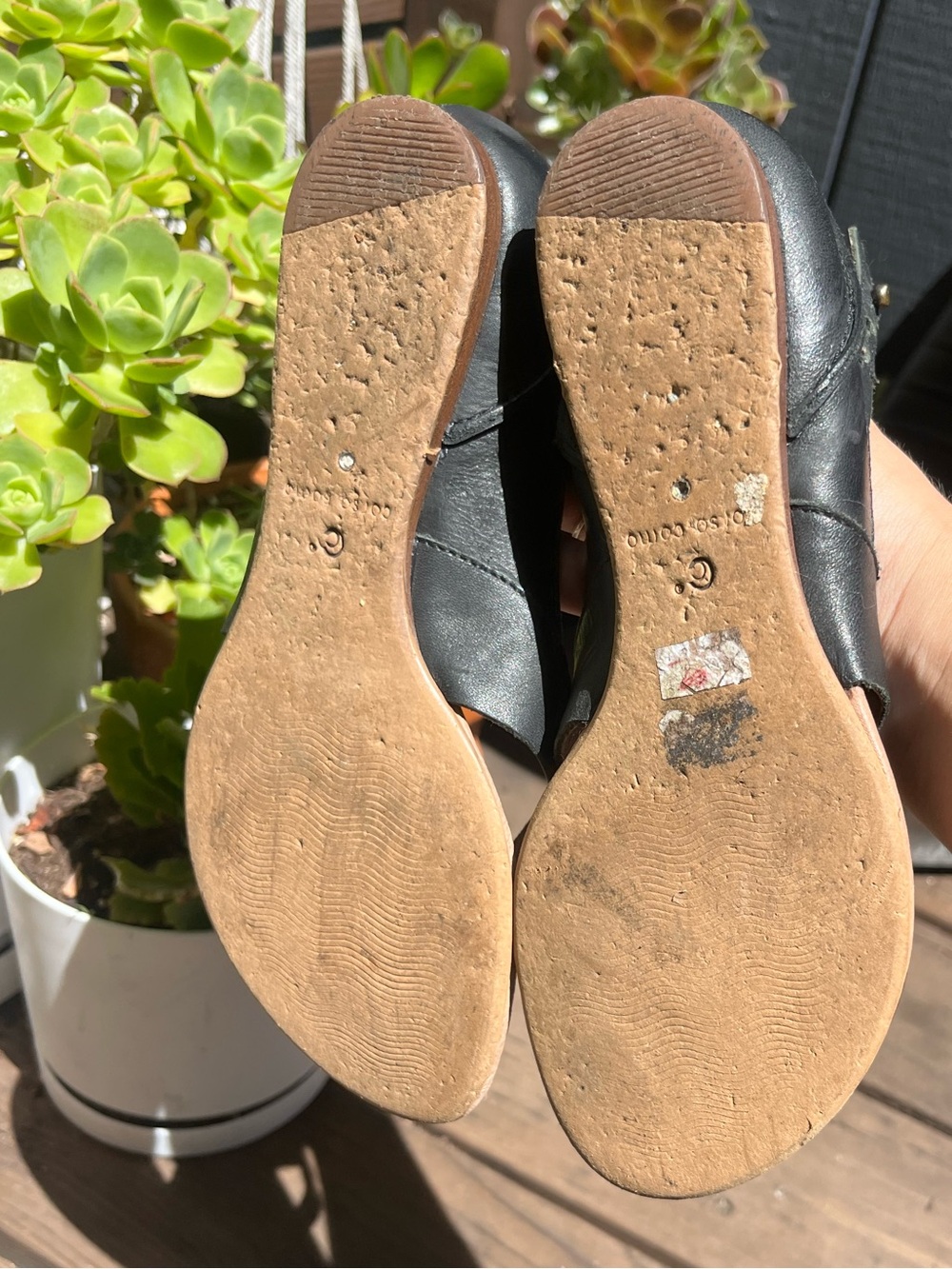 Black Leather Sandals - Corso Como - Picture 4 of 6